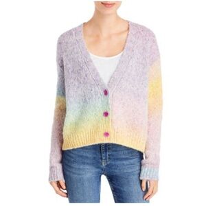 BOSS Fallona Alpaca Cardigan Multicolor Women's Sweater NWT  $250 L